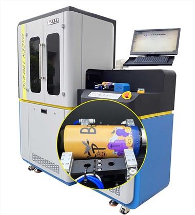 UV -botela presilo Inkjet -maŝino